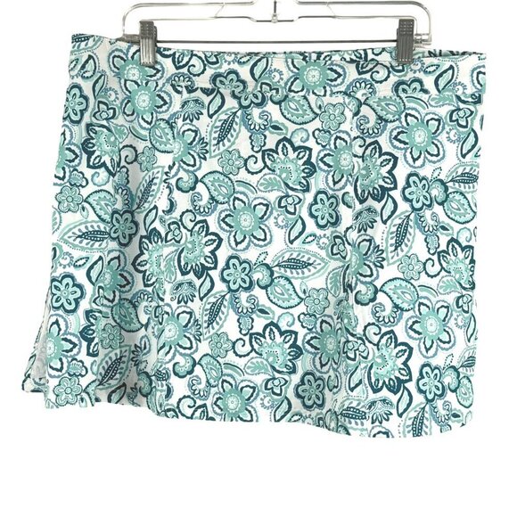 Ripskirt Wrap Skirt Cover Up Womens XL Sea Glass Floral Paisley NWT SW-1981 - Picture 4 of 11